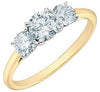 Yellow Gold Engagement Ring. Featuring Signature Created Lab Grown Diamonds.