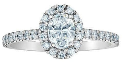 White Gold Engagement Ring. Featuring Signature Created Lab Grown Diamonds.