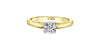 Yellow Gold Canadian Diamond Solitaire Engagement Ring.