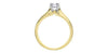 Yellow Gold Canadian Diamond Solitaire Engagement Ring.