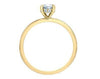 Yellow Gold Lab-Grown Diamond Engagement Ring.