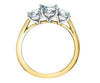 Yellow Gold Lab-Grown Diamond Engagement Ring.