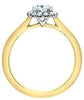 Yellow Gold Lab-Grown Diamond Engagement Ring.