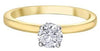Yellow Gold Canadian Diamond Solitaire Engagement Ring.