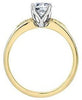 Yellow Gold Canadian Diamond Engagement Ring.