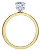 Yellow Gold Canadian Diamond Engagement Ring.