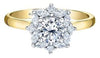 Yellow Gold Canadian Diamond Engagement Ring.
