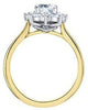 Yellow Gold Canadian Diamond Engagement Ring.