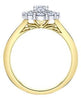 Yellow Gold Canadian Diamond Engagement Ring.