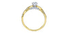Yellow Gold Diamond Engagement Ring.