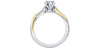 White Gold Canadian Diamond Engagement Ring.