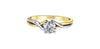 Yellow Gold Canadian Diamond Solitaire Engagement Ring.