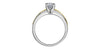 White Gold Canadian Diamond Solitaire Engagement Ring.