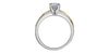 White Gold Canadian Diamond Solitaire Engagement Ring.