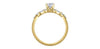 Yellow Gold Canadian Diamond Engagement Ring.