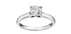 White Gold Canadian Diamond Engagement Ring.