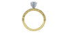 Yellow Gold Canadian Diamond Engagement Ring.