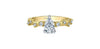 Yellow Gold Canadian Diamond Engagement Ring.
