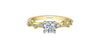 Yellow Gold Canadian Diamond Engagement Ring.