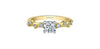 Yellow Gold Canadian Diamond Engagement Ring.
