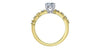 Yellow Gold Canadian Diamond Engagement Ring.