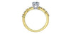 Yellow Gold Canadian Diamond Engagement Ring.
