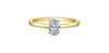 Yellow Gold Canadian Diamond Engagement Ring.