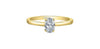 Yellow Gold Canadian Diamond Engagement Ring.