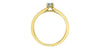 Yellow Gold Canadian Diamond Engagement Ring.