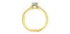 Yellow Gold Canadian Diamond Engagement Ring.