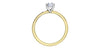 Yellow Gold Canadian Diamond Solitaire Engagement Ring.
