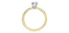 Yellow Gold Canadian Diamond Solitaire Engagement Ring.