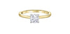Yellow Gold Canadian Diamond Solitaire Engagement Ring.