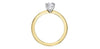 Yellow Gold Canadian Diamond Solitaire Engagement Ring.
