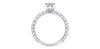 White Gold Canadian Diamond Engagement Ring.