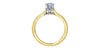 Yellow Gold Canadian Diamond Engagement Ring.