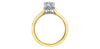 Yellow Gold Canadian Diamond Engagement Ring.