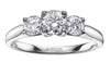 White Gold Canadian Diamond Engagement Ring. 0.40 Cente