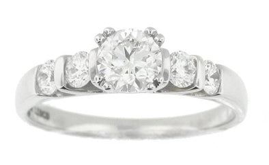 White Gold Diamond Engagement Ring.