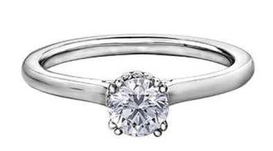 White Gold Canadian Diamond, Canadian Diamond Engagement Ring.