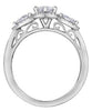 White Gold Canadian Diamond Engagement Ring.
