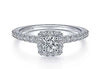 White Gold Diamond Engagement Ring.