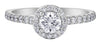 White Gold Canadian Diamond, Diamond Engagement Ring.