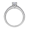 White Gold Canadian Diamond Engagement Ring.