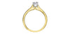 Yellow Gold Canadian Diamond Solitaire Engagement Ring.