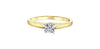 Yellow Gold Canadian Diamond Solitaire Engagement Ring.