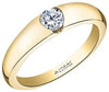 Yellow Gold Canadian Diamond Engagement Ring.