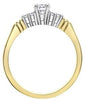 Yellow Gold Canadian Diamond Engagement Ring.