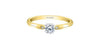 Yellow Gold Canadian Diamond Engagement Ring.