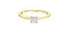 Yellow Gold Canadian Diamond Solitaire Engagement Ring.